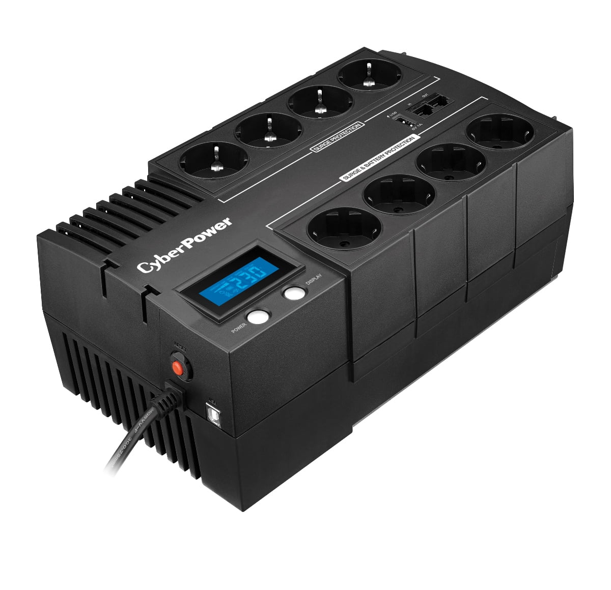 Источник бесперебойного питания CyberPower BR1200ELCD/1200 ВА/720 Вт/8 х CEE 7 (евророзетка)