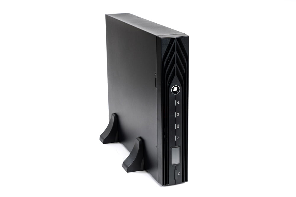 Источник бесперебойного питания SKAT-UPS 1000 RACK + 2x9Ah UPS 900 W, On-Line, sine, built-in rechargeable batteries 2 pcs x 9Ah