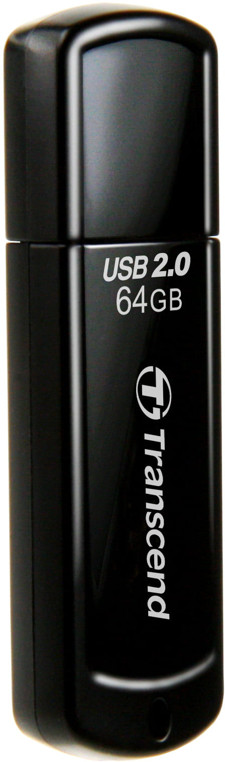 Флешка USB Transcend JetFlash 350 (TS8GJF350), 8Gb, USB 2.0, R/W 12/5, черный