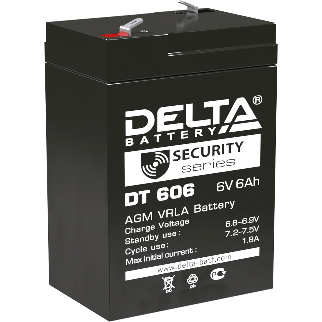 Батарея для ИБП Delta DT 606 (6V, 6Ah)