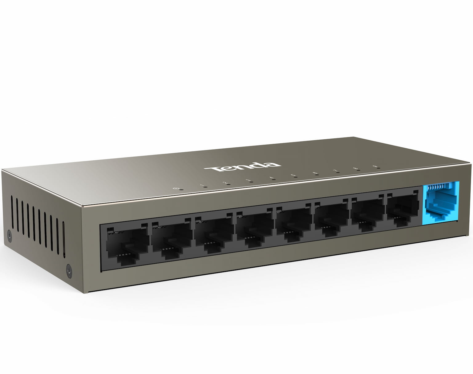 Коммутатор Tenda TEF1109D, 8×100 Мбит/с + 1×100 Мбит/с Uplink, неуправляемый