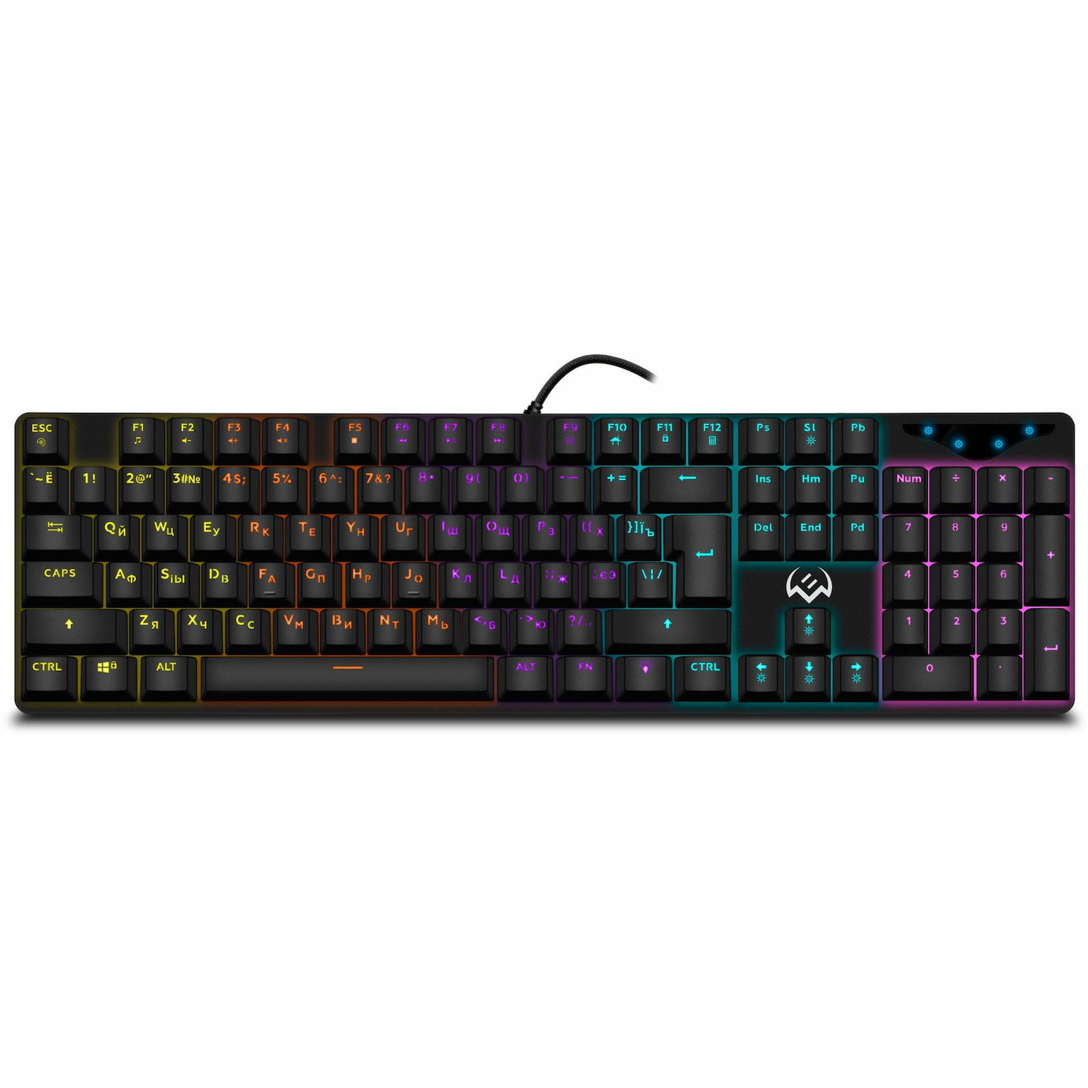 Клавиатура SVEN KB-G9300 проводная, USB Type-A, чёрный