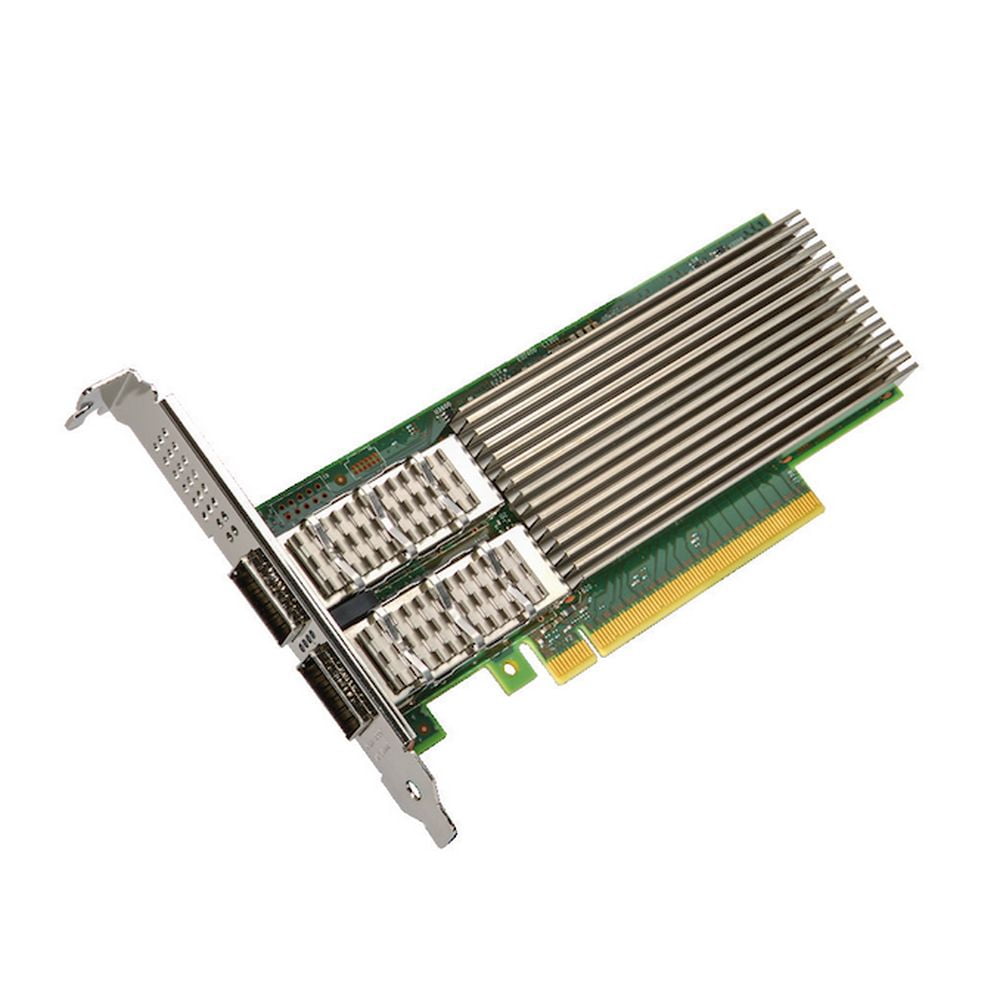 Intel Ethernet Network Adapter E810-CQDA2, 2xQSFP28 ports, 100GbE, PCI-E x16, 1 year