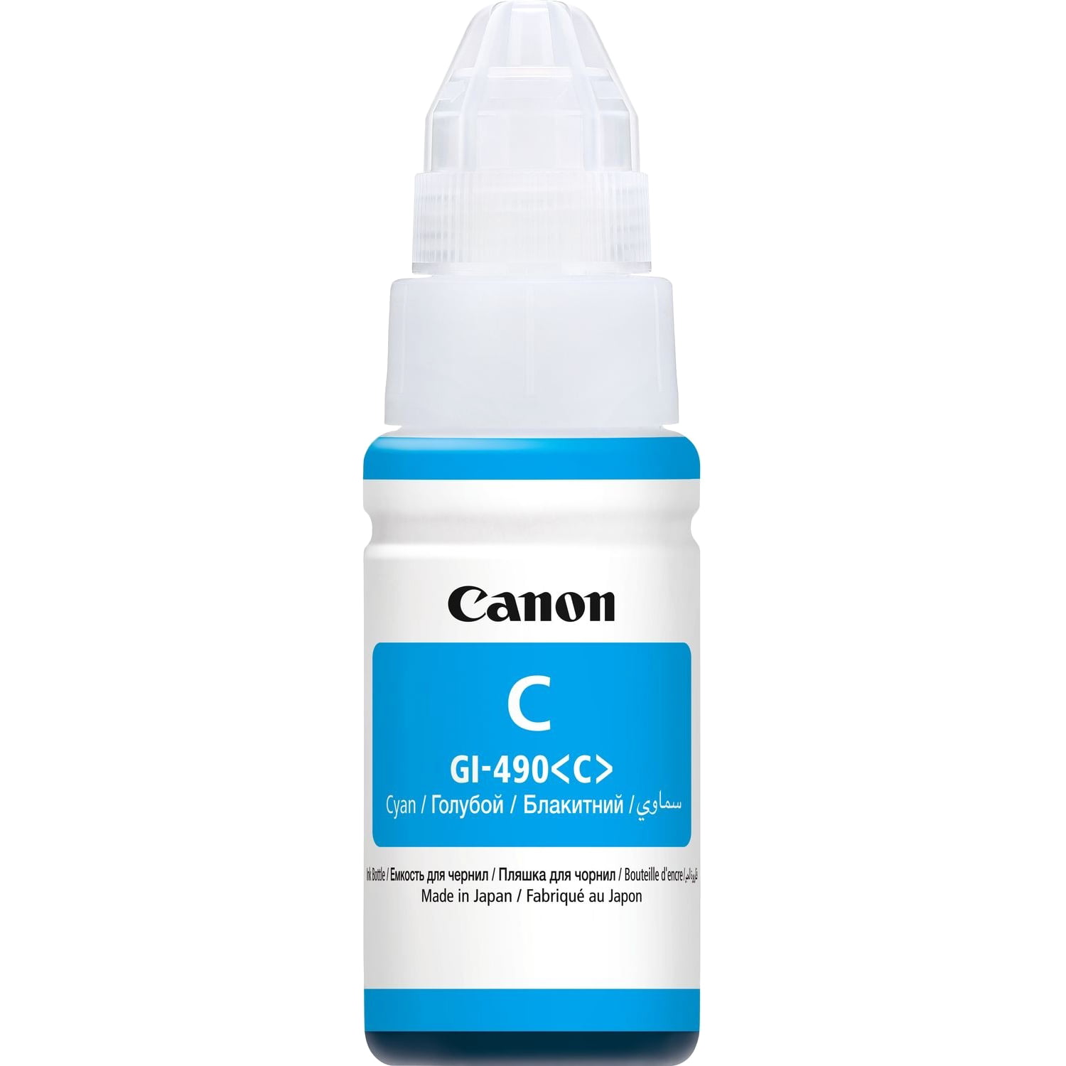 Чернила Canon GI-490C 0664C001 голубой (70 мл) для Canon Pixma G1400/2400/3400