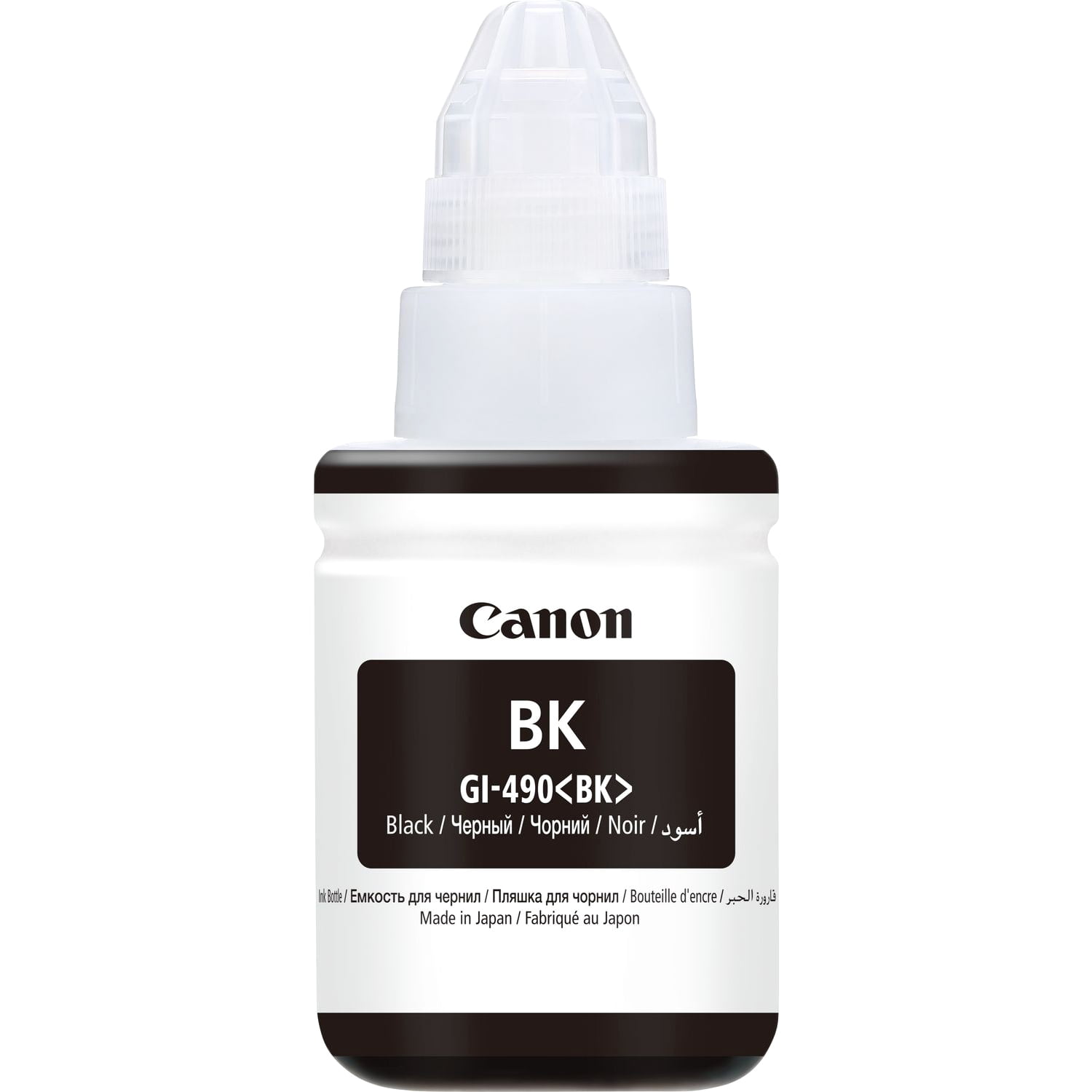 Чернила Canon GI-490BK 0663C001 черный для Canon Pixma G1400/2400/3400 (135мл)