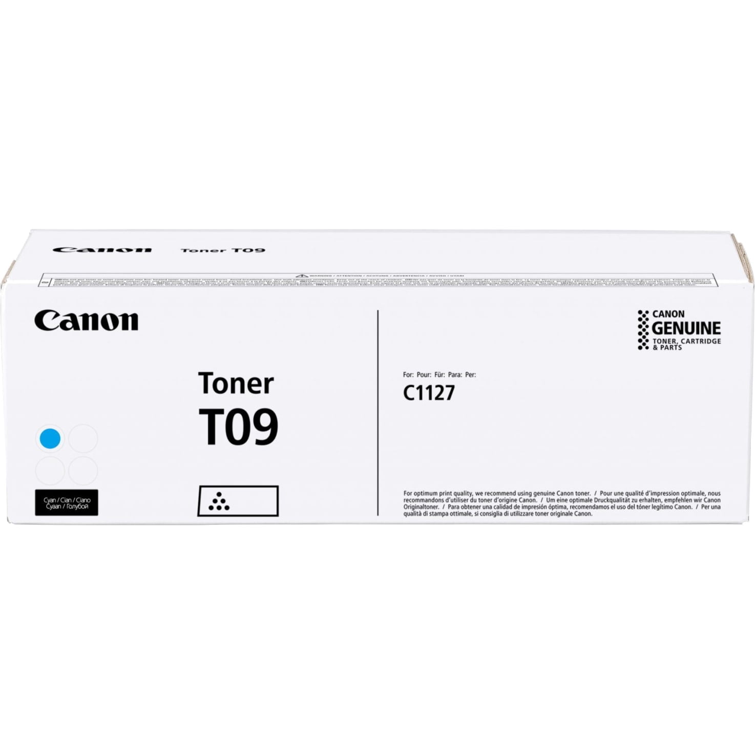 Тонер Canon T09 CY 3019C006 голубой туба для копира i-SENSYS X C1127iF, C1127i, C1127P