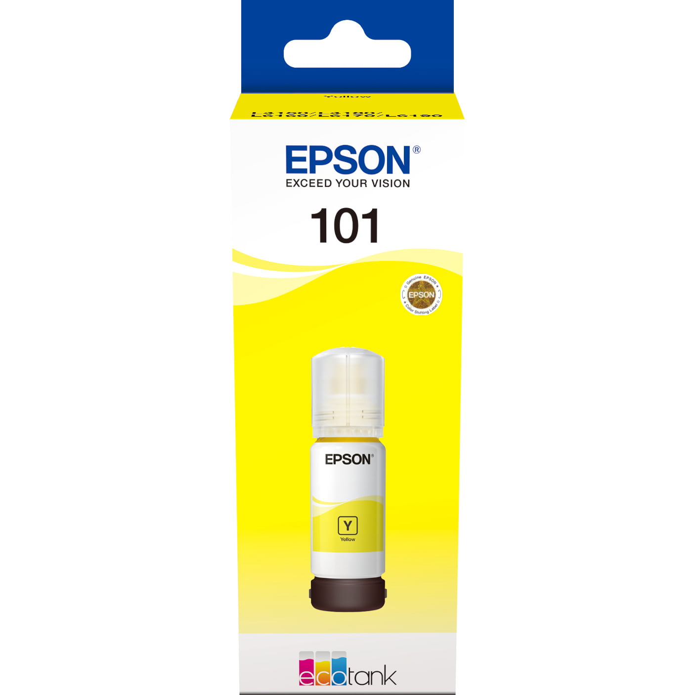Чернила Epson L101 C13T03V44A желтый (70 мл) для Epson L4150/L4160/L6160/L6170/L6190
