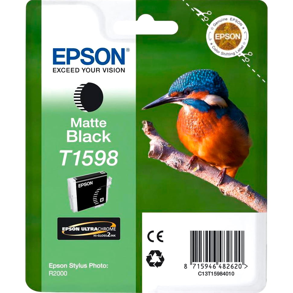 Картридж струйный Epson C13T15984010 черный матовый (850 стр) для Epson St Ph R2000