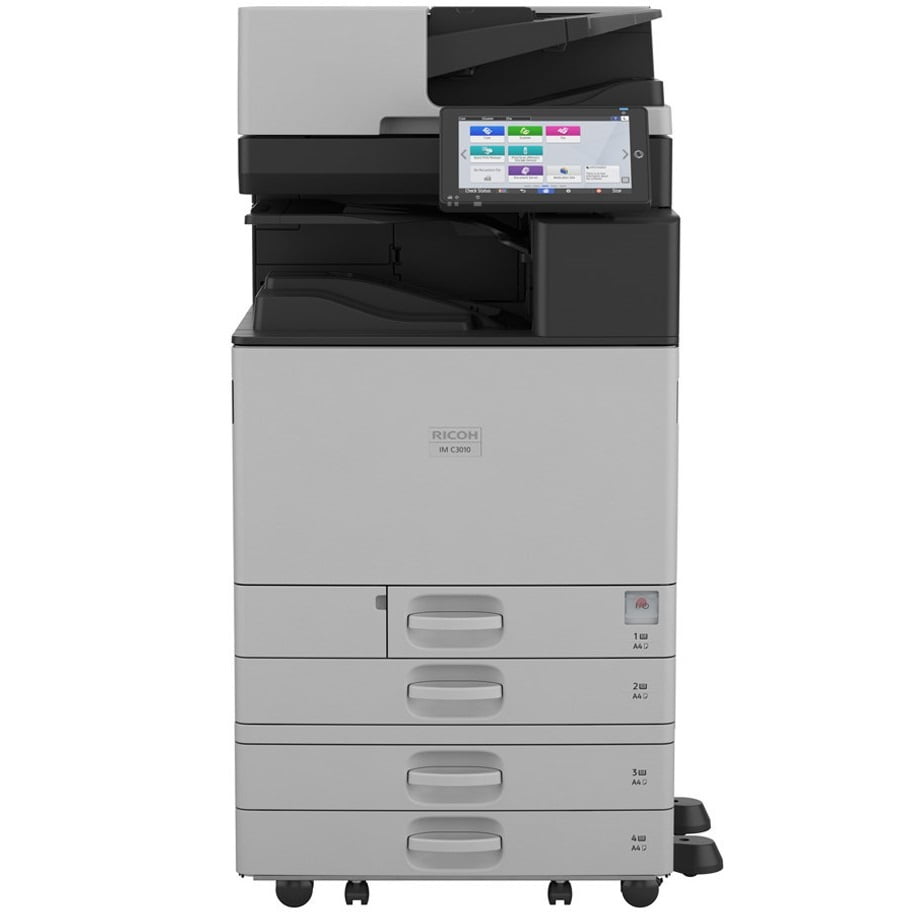 МФУ лазерное Ricoh IM C3010 (419308), A3, цветной, печ. до 30 стр/мин., скан. 80 стр/мин., 1200 x 1200 dpi (печ.), 600x600dpi (скан.), Ethernet, USB
