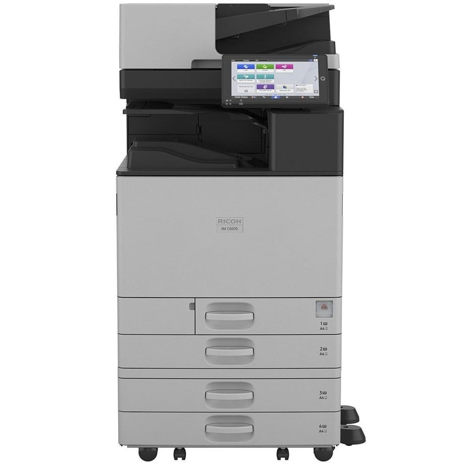 МФУ лазерное Ricoh IM C6010 (419337), А3, цветной, печ. до 60 стр/мин., скан. 150 стр/мин., 1200x1200 dpi (печ.), 600 x 600 DPI (скан.), USB, Ethernet