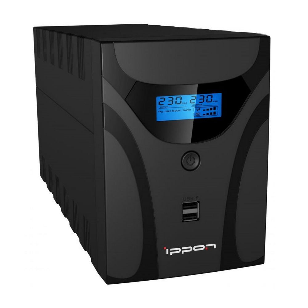 Источник бесперебойного питания Ippon Smart Power Pro II 2200 / 2200 ВА / 1200 Вт / 6 x IEC 320 C13