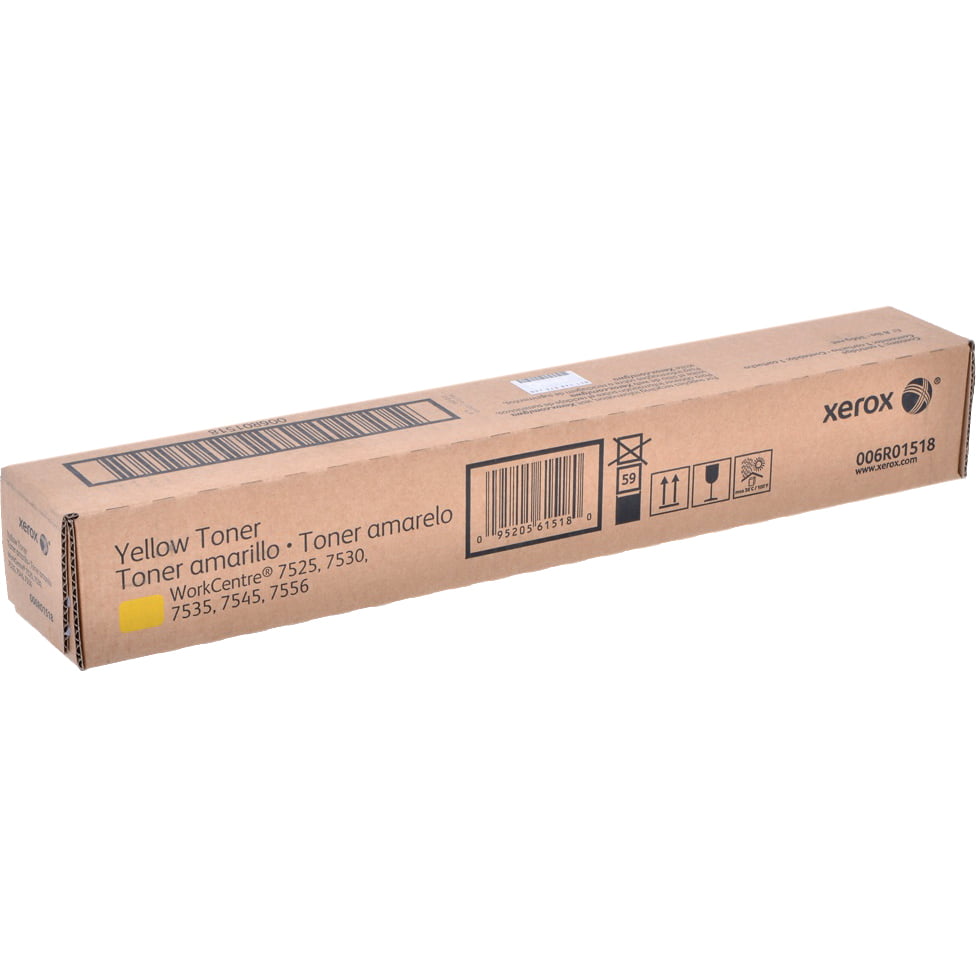 Картридж лазерный Xerox 006R01518 желтый для Xerox WC7545/7556 (15000 стр.)