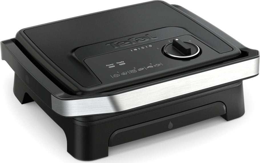 Гриль электрический Tefal GC2728E0 2000Вт серебристый/черный