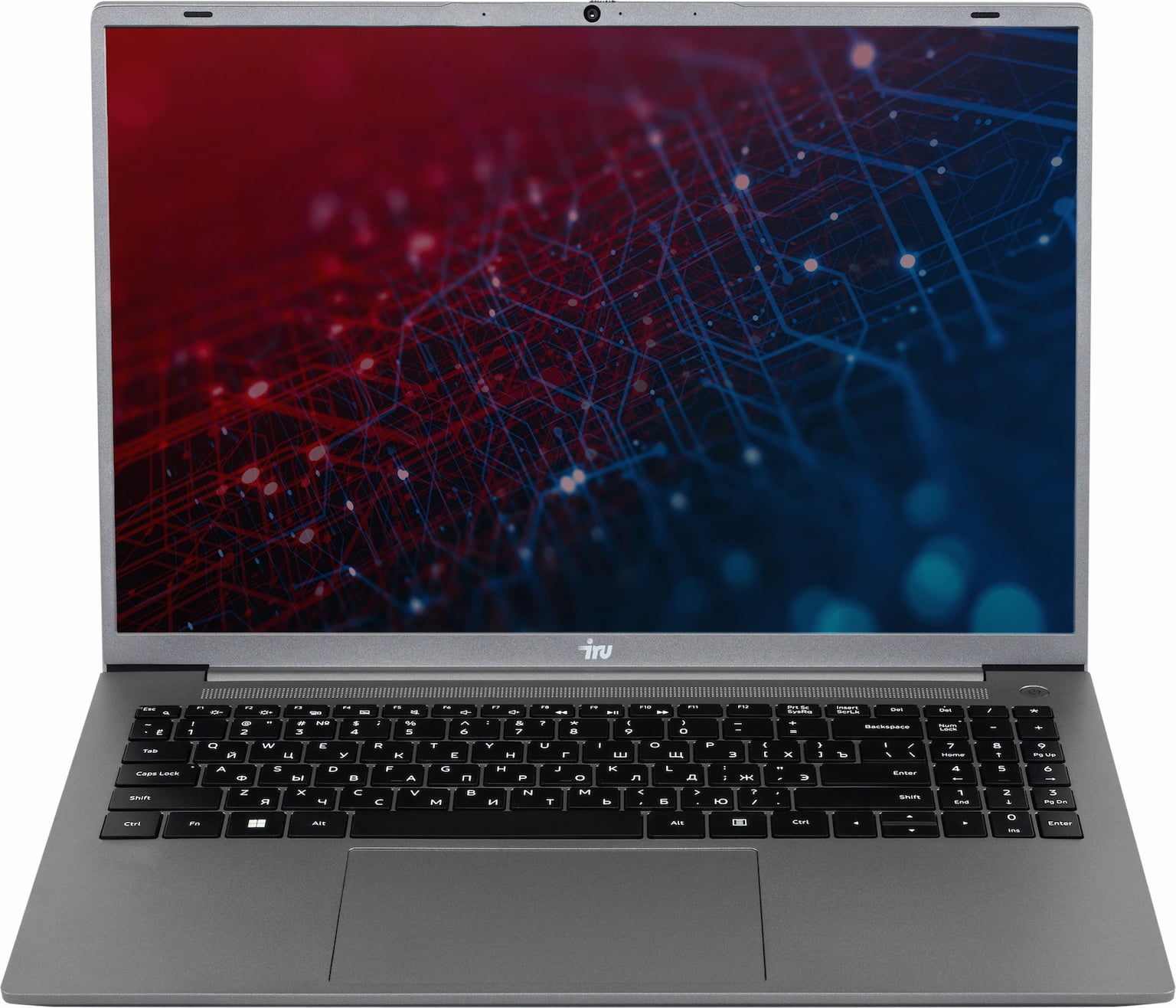 Ноутбук iRU Tactio 16ALB/16"/IPS/Intel Core i5-1235U/16Gb/512Gb/SSD/Intel Iris Xe Graphics/Windows 11 Professional/серый/1.78kg