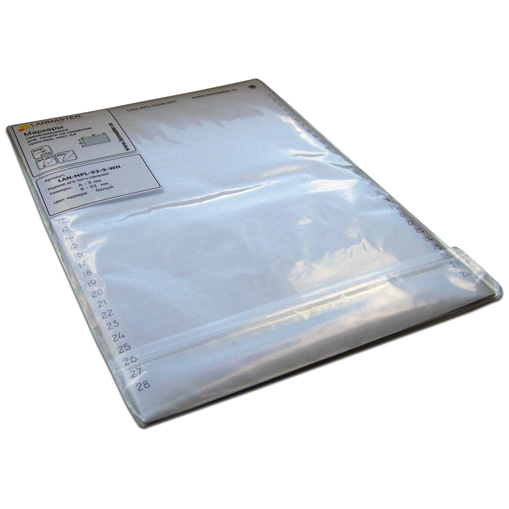 Маркер Lanmaster LAN-MPL-93x7-WH