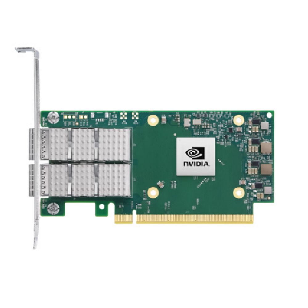 Сетевая карта MELLANOX ConnectX-6 Dx EN adapter card, 100GbE, Dual-port QSFP56, PCIe 4.0 x16, No Crypto, Tall Bracket