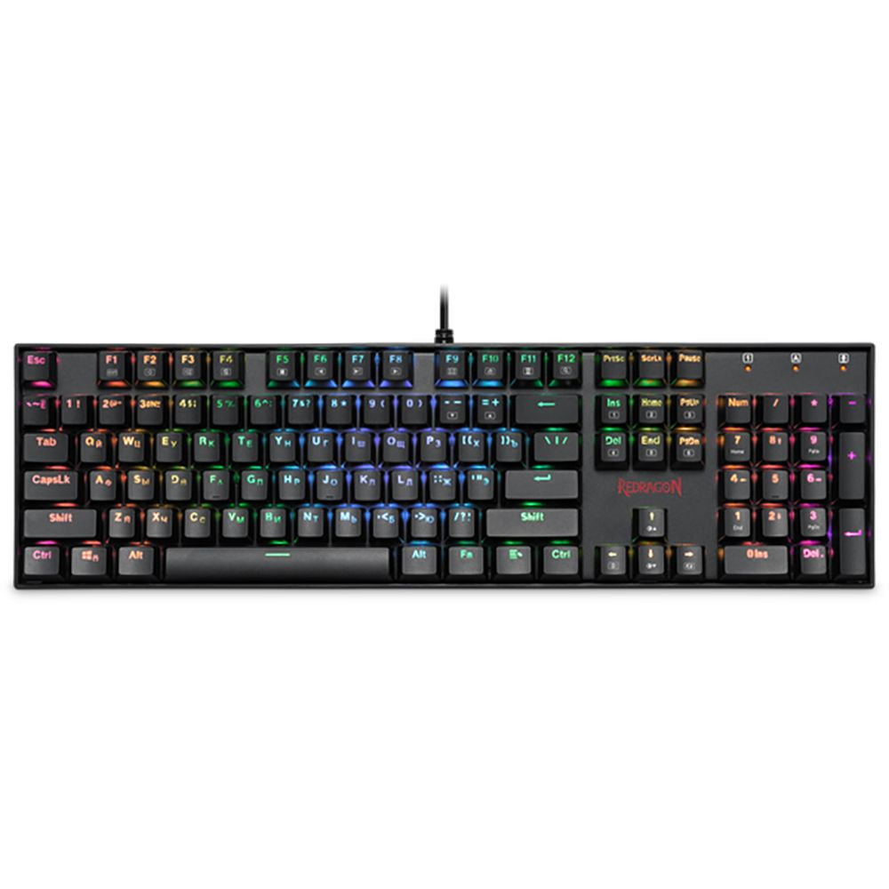 Клавиатура проводная игровая Redragon MITRA USB RU