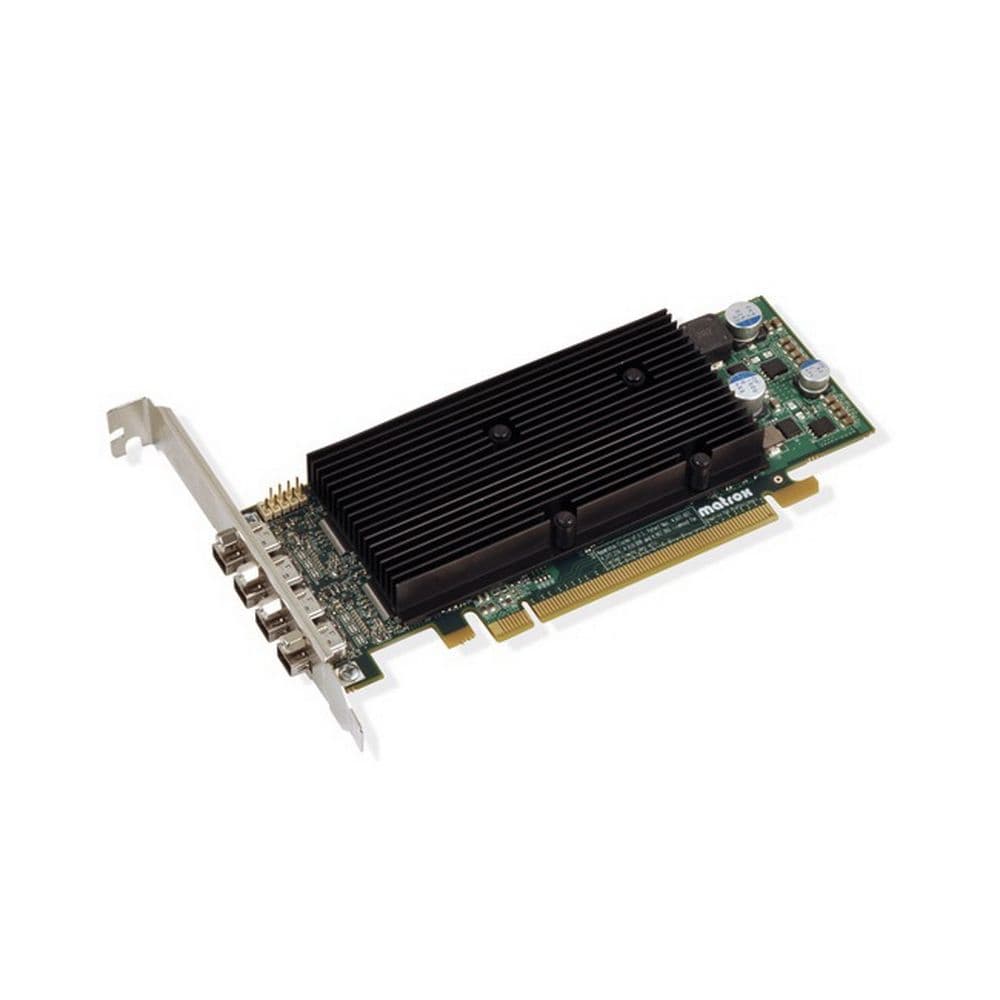 Видеокарта M9148 LP PCIe x16 (M9148-E1024LAF), PCI-Ex16, 1024MB, 4 x Mini DisplayPort, Low Profile Bracket, Max DP Res.- 2560x1600, Max DVI Res.- 1920x1200, Adapters- 4xMini DisplayPort to DisplayPort, 4xDisplayPort to DVI RTL {10}