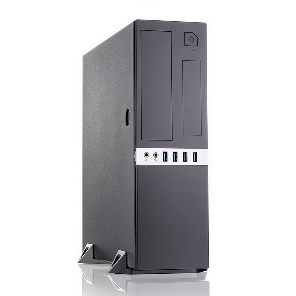 Компьютерный корпус Foxline FL-203-GT-300 mATX case black, w/PSU TFX 300W 80+ bronze, w/2xUSB 2.0+2xUSB 3.0, w/pwr cord, w/8см FAN