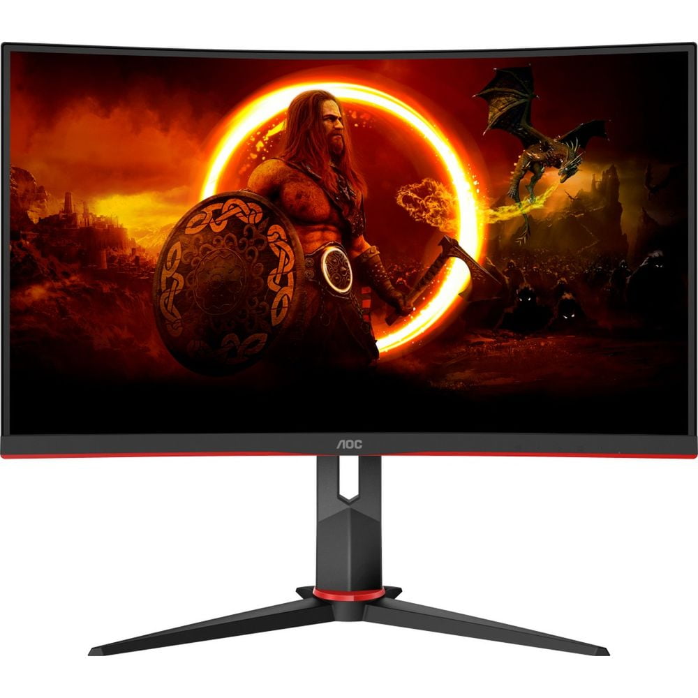 Монитор 27" AOC C27G2Z3/BK Fast VA 1920x1080, 280 Гц, 1 мс, 16:9, 300 кд/м2, 2xHDMI, 1xDP, изогнутый, черный
