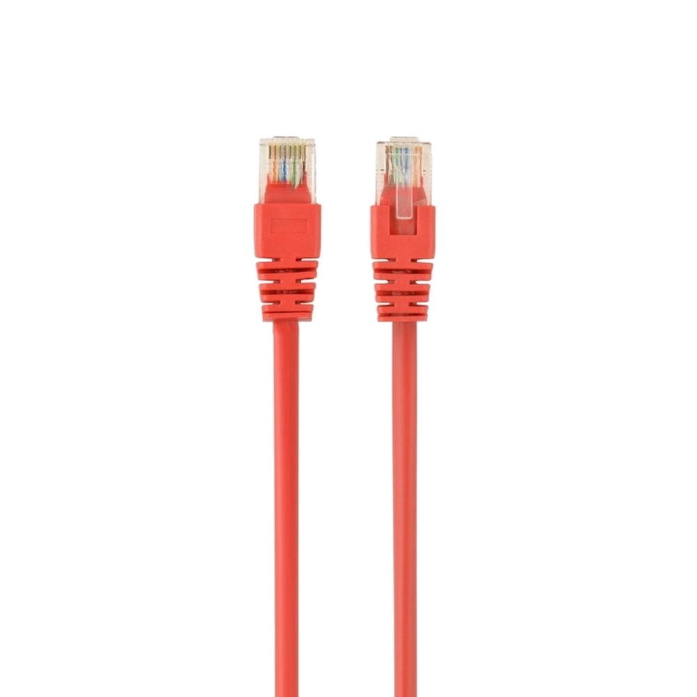 Патч-корд UTP Cablexpert cat.5e, 1.5м, литой, многожильный, красный