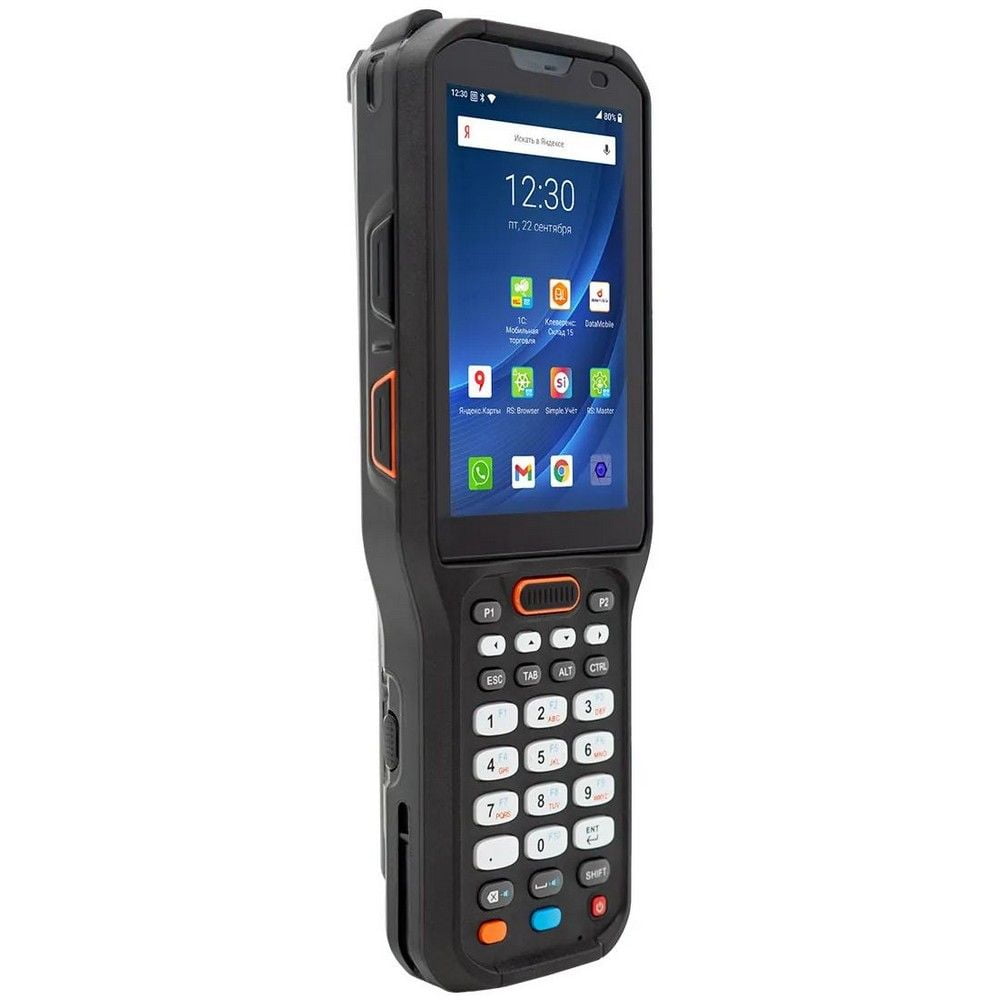 Терминал сбора данных Urovo RT40S: Android 13 / 2.45 GHz / 8xCore CPU / Qualcomm SM 6115 / RAM 4 GB / ROM 64 GB / 4G / Zebra SE4750 SR / 4G / IP 68 / 435 g / 29 клавиш