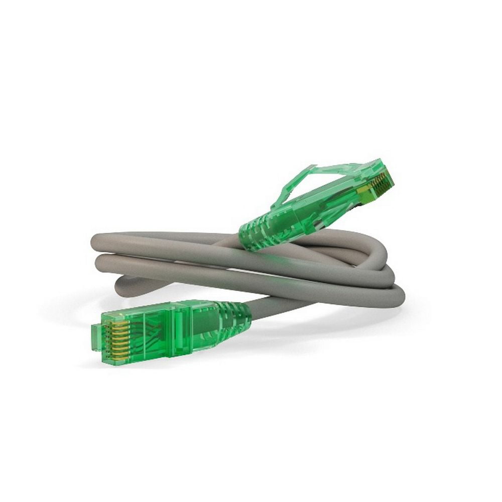 Патч-корд Hyperline U/UTP, Cat.6a, 10G, LSZH, 1.5 м, серый PC-LPM-UTP-RJ45-RJ45-C6a-1.5M-LSZH-GY