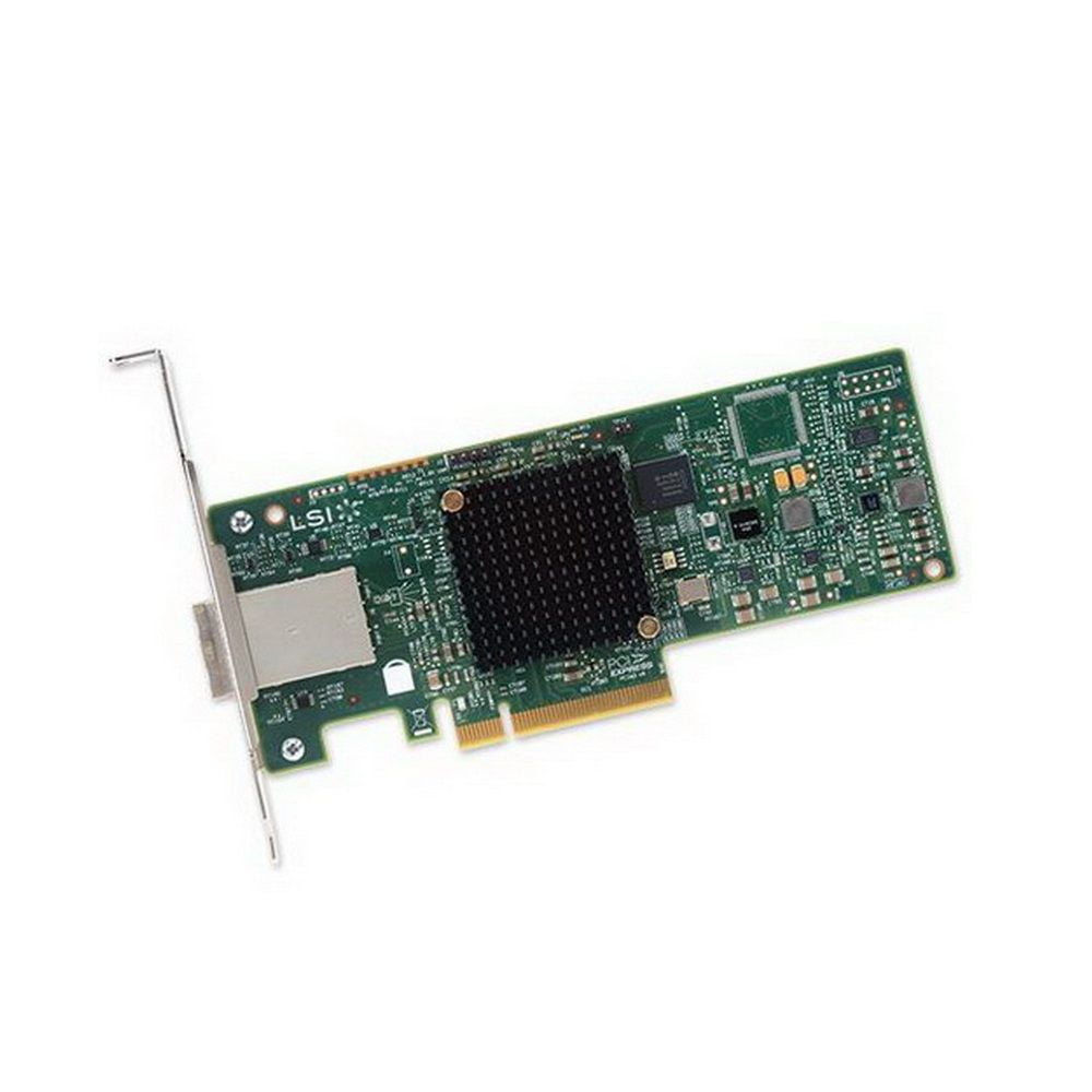 Контроллер LSI SAS9300-8E (PCI-E 3.0 x8, LP, EXTERNAL) SGL SAS12G, 8port (2*extSFF8644), Каб.отдельно