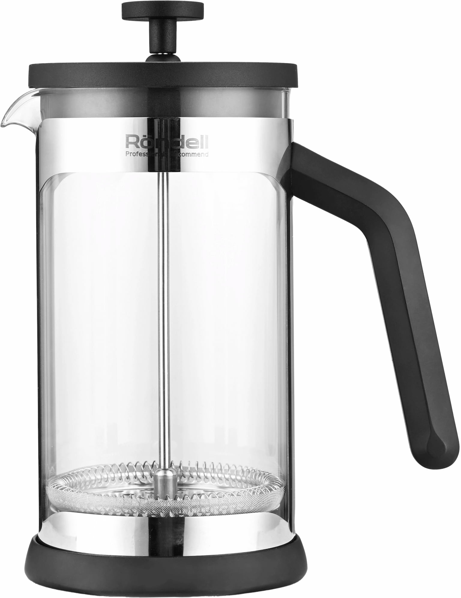 Френч-пресс Rondell Brando RDS-2027 1.0л черный/стальной