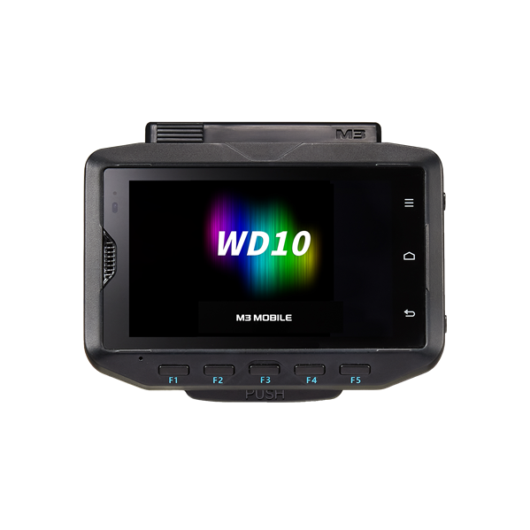 Терминал сбора данных M3 Mobile WD1W0C-T0CWSS-HF Android 13, 802.11 a/b/g/n/ac, 4" WVGA, 13MP CAM, BT 5.0, NFC(HF), 4G/64G, 3,350mAh Battery is included and Screen Protector, Hand Strap are attached.