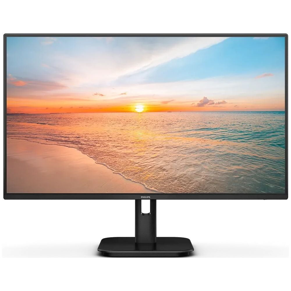 Монитор 23.8" Philips 24E1N1200A IPS 1920x1080, 100 Гц, 4 мс, 16:9, 300 кд/м², HDMI, DisplayPort, VGA, Flicker Free, Low Blue Light, черный