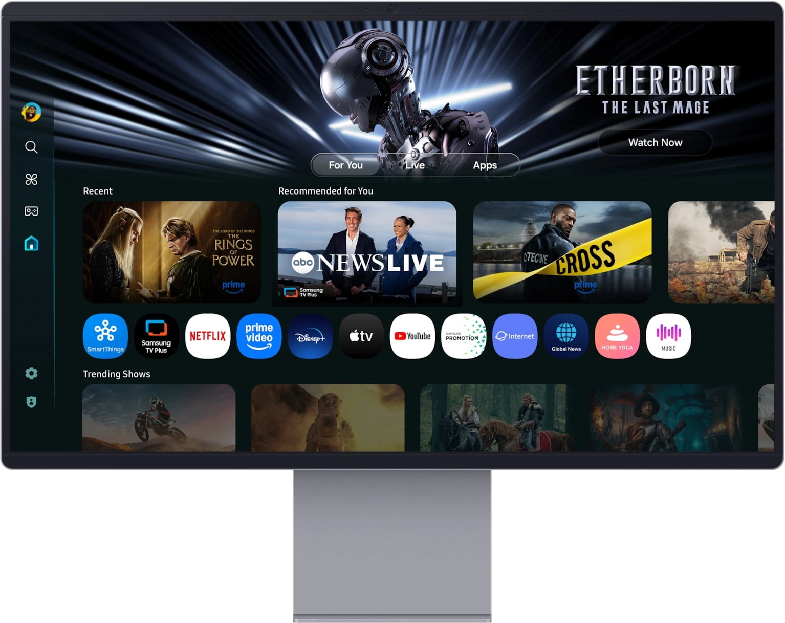 Монитор 32" Samsung Odyssey OLED G8 LS32FM902SIXCI OLED 3840x2160, 165 Гц, 0.03 мс, 16:9, 250 кд/м², HDMI 2.1, DP 1.4, USB-C (90 Вт), 2xUSB 3.0, 3.5 Jack, динамики (2x5 Вт), веб-камера (12 Мп), HDR10+, DisplayHDR True черный 400, FreeSync Premium Pro, графитовый серый