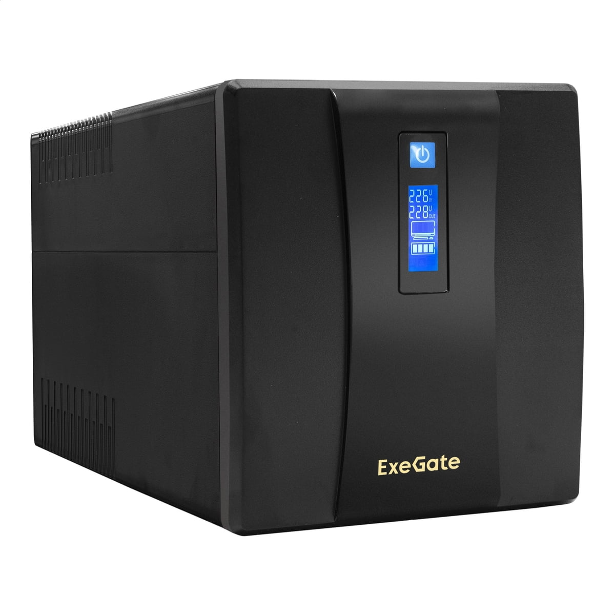 Источник бесперебойного питания ExeGate SpecialPro Smart LLB-1500.LCD.AVR.EURO.RJ / 1500 ВА / 950 Вт / 4 x CEE 7 (евророзетка)