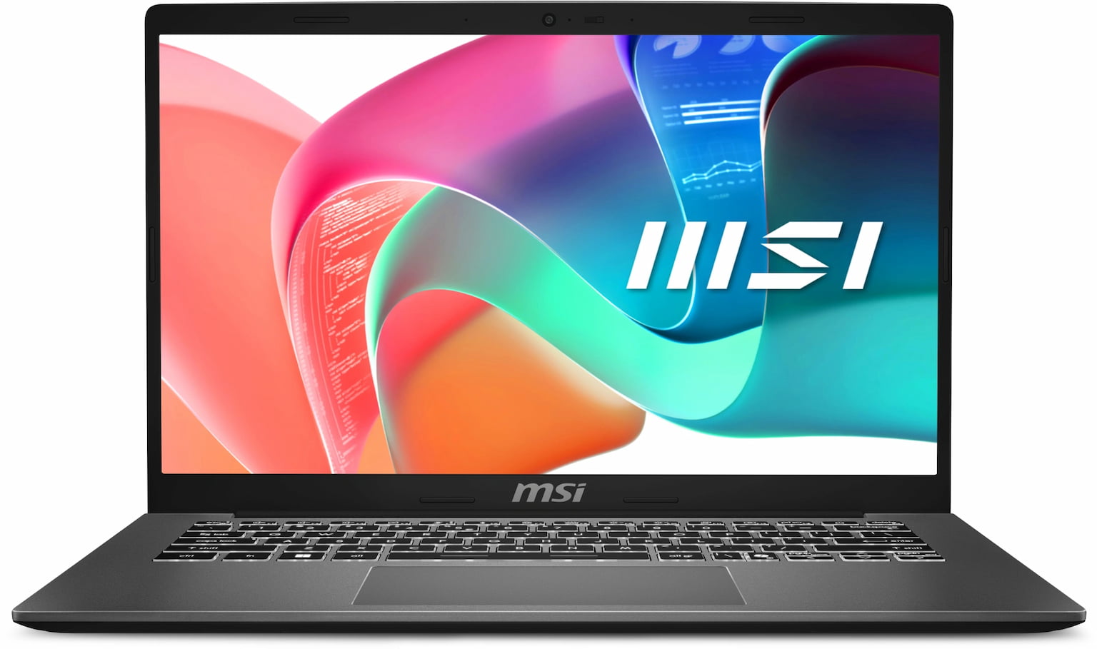 Ноутбук MSI Modern 14 F1MG Core 7 150U 14" FHD (1920x1080)IPS, DDR4 16Gb (8Gbx2),512Gb SSD Intel Graphics,backlight,46.8Whr,1.5kg,Dos,1y,Platinum Gray