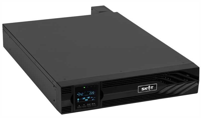 Источник бесперебойного питания Бастион SKAT-UPS 6000-RACK-ON P3 Online, синус, 6000ВА/6000 Вт, стойка/на пол, 2xC19 + 3xC13, внеш. АКБ 16-20 шт 40-250Ач, или SKAT ВС 192/18 или 240/18 RACK SNMP/USB/RS-232/EPO, МПТ (8776)