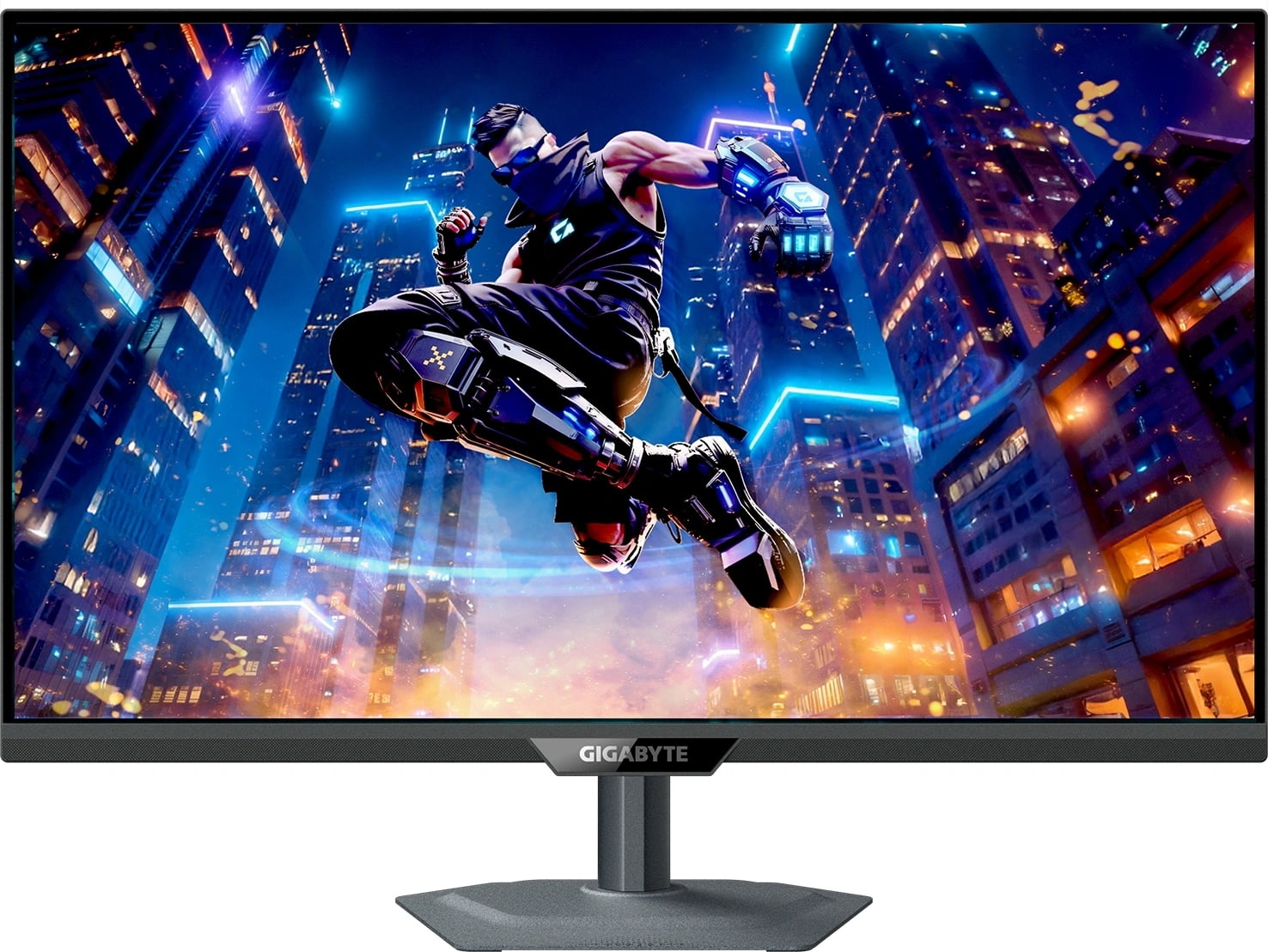 Монитор 27" Gigabyte M27UP IPS 3840x2160, 160 Гц, 1 мс (GtG), 16:9, 350 кд/м², 2xHDMI 2.1, DP 1.4, USB-C (18 Вт), USB Hub (3x USB 3.2), 3.5 Jack, DisplayHDR 400, G-Sync Compatible, динамики (2x5 Вт), KVM, VESA 100x100, черный