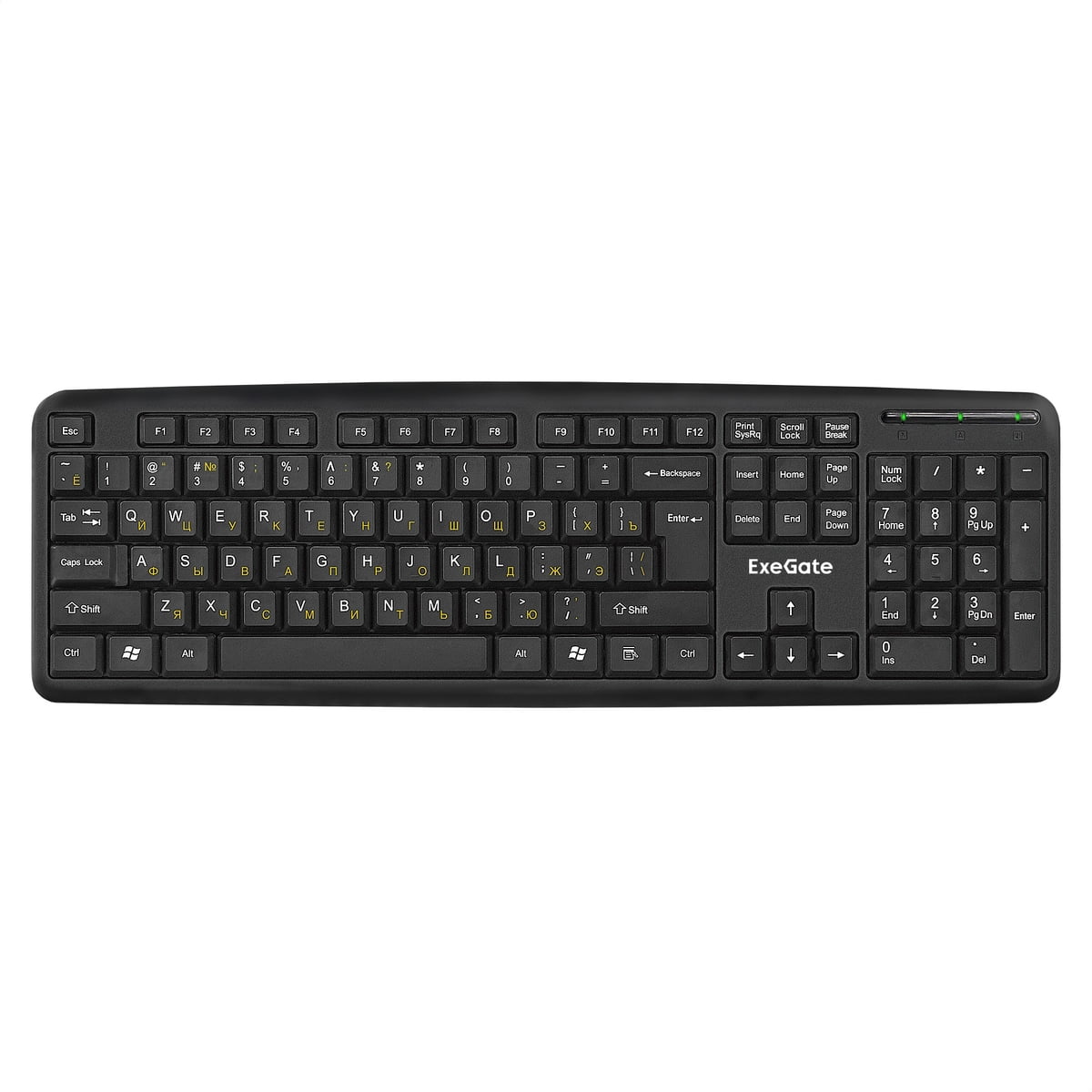 Клавиатура ExeGate Professional Standard LY-331S проводная, USB Type-A, чёрный