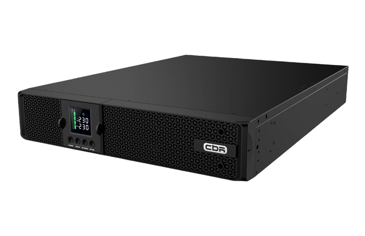 Источник бесперебойного питания CBR PLS-3KRT-8I-LCHERSC / 3000ВА / 2700Вт / 9 x C13,HID-USB, RS232, EPO, SNMP slot