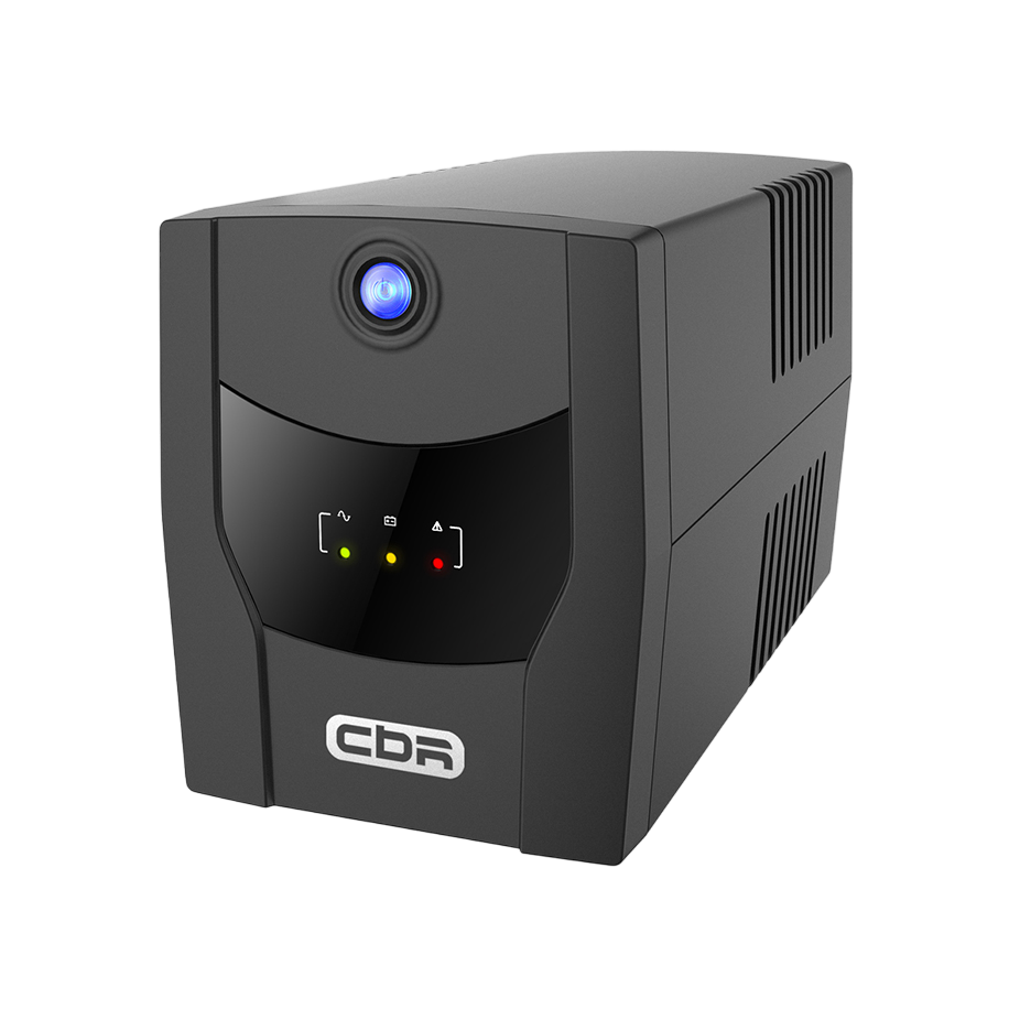 Источник бесперебойного питания CBR QTM-1500T-4F-LCUC Line Interactive 1500VA/900W 9Ah12V 4 x Shuko, HID-USB, RJ45/11