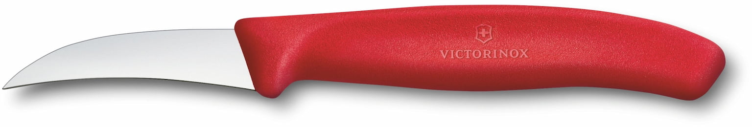Нож кухонный Victorinox Swiss Classic (6.7501.C1) стальной для формовки лезв. 60 мм прямая заточка красный
