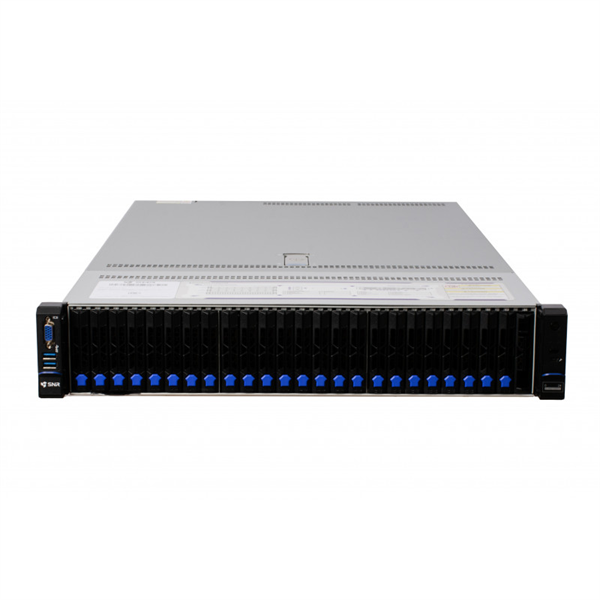Серверная платформа SNR-SR2425LS-NV Rack 2U, 2xXeon LGA4677, 32xDDR5/5600MHz(upto 8TB), 24xHDD SFF SATA/SAS/NVMe + 2xSFF rear, 2x M.2 (2280/22110), noRAID, 5xPCIe 5.0/4.0, 2x1GbE, 2x1300W, Rails