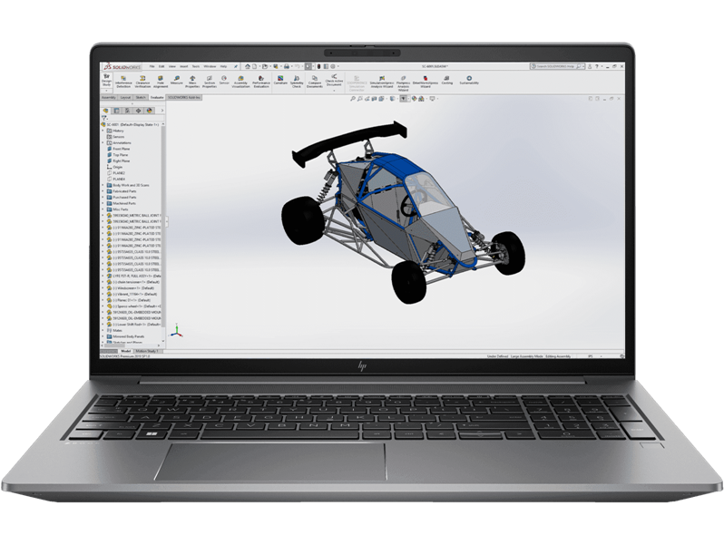 Ноутбук HP ZBook Power G10A/15.6"/IPS/AMD Ryzen 7 7840HS/32Gb/1Tb/SSD/NVIDIA RTX A1000 6Gb/Windows 11 Pro/серый/2kg