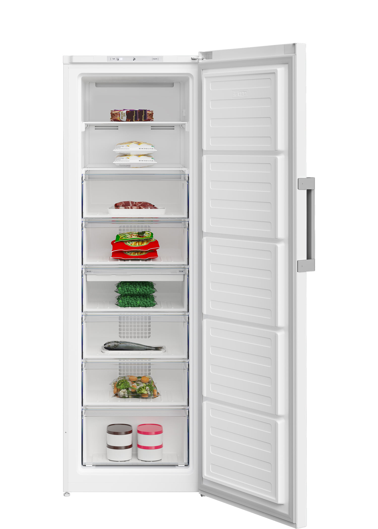 Морозильная камера Beko B1RFNK312W, белый, 275 л, 6 ящиков