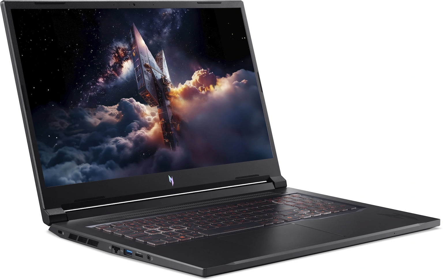 Ноутбук Acer Nitro V 17 AI ANV17-41-R6A6 AMD Ryzen 7 260/16Gb/SSD 1Tb/RTX 5060 8Gb/17.3"/IPS/FHD/1920x1080/144Hz/NoOS/черный (NH.QYVCD.005)