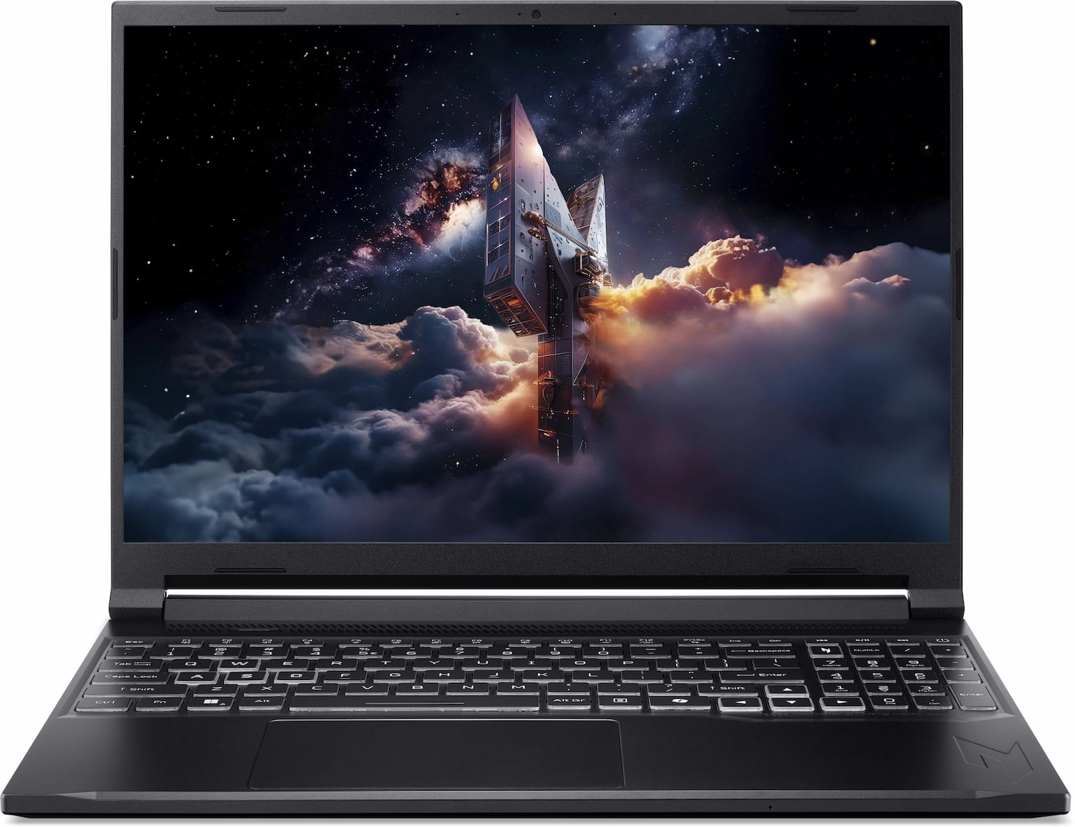 Ноутбук Acer Aspire Nitro V165AI ANV16S-41-R570 16"(2560x1600 (матовый) IPS)/AMD Ryzen 7 260(3.8Ghz)/32Gb/1024PCISSD Gb/noDVD/Ext:NVIDIA GeForce RTX 5060(8192Mb)/Cam/BT/WiFi/76WHr/war 1y/2.1kg/Silver/NoOS
