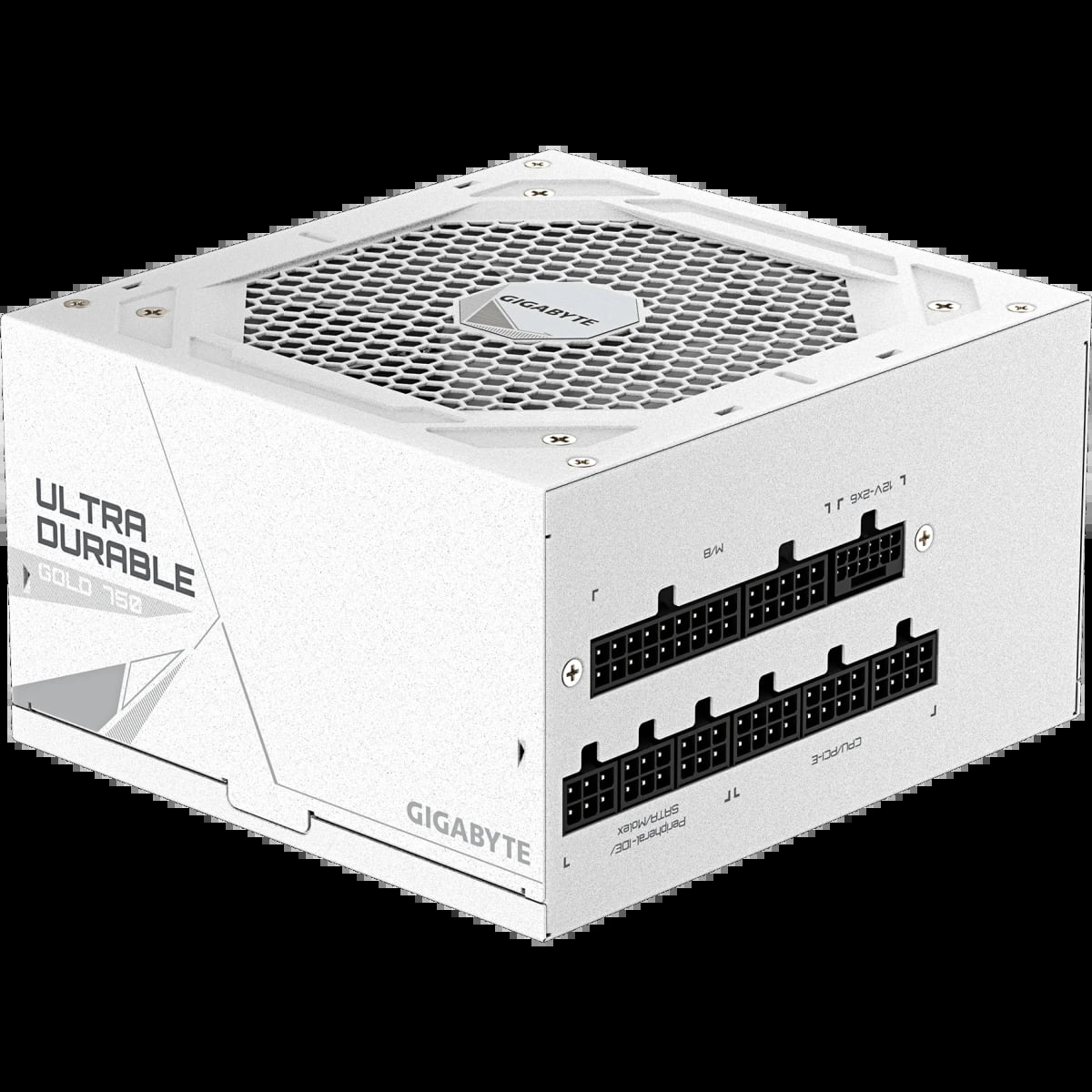 Блок питания GIGABYTE UD750GM PG5 ICE, 750Вт, 80+ Gold, 120мм, модульный, белый