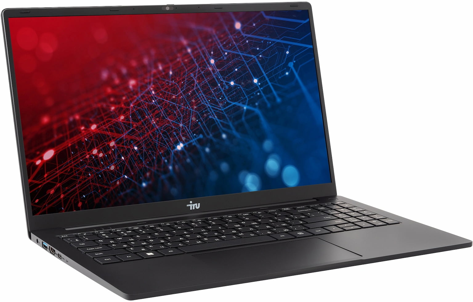 Ноутбук IRU Strato 15ALID5 Core i5 1235U 8Gb SSD 256Gb Intel UHD Graphics 15.6" IPS FHD (1920x1080) FreeDOS black WiFi BT Cam 6000mAh (2148029)