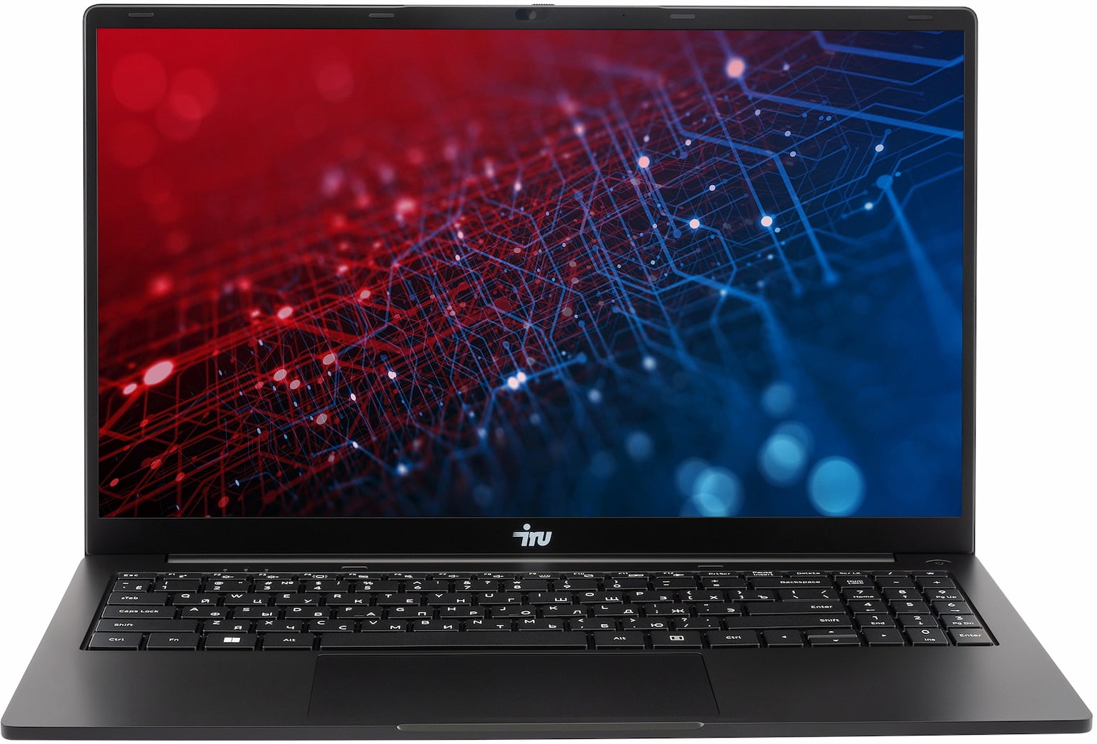 Ноутбук IRU Strato 15ALID5 Core i5 1235U 16Gb SSD512Gb Intel UHD Graphics 15.6" IPS FHD (1920x1080) FreeDOS black WiFi BT Cam 6000mAh (2148030)