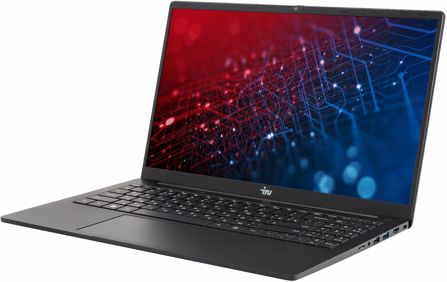 Ноутбук IRU Strato 15ALID5 Core i5 1235U 16Gb SSD 512Gb Intel UHD Graphics 15.6" IPS FHD (1920x1080) Windows 11 Pro black WiFi BT Cam 6000mAh (2150073)