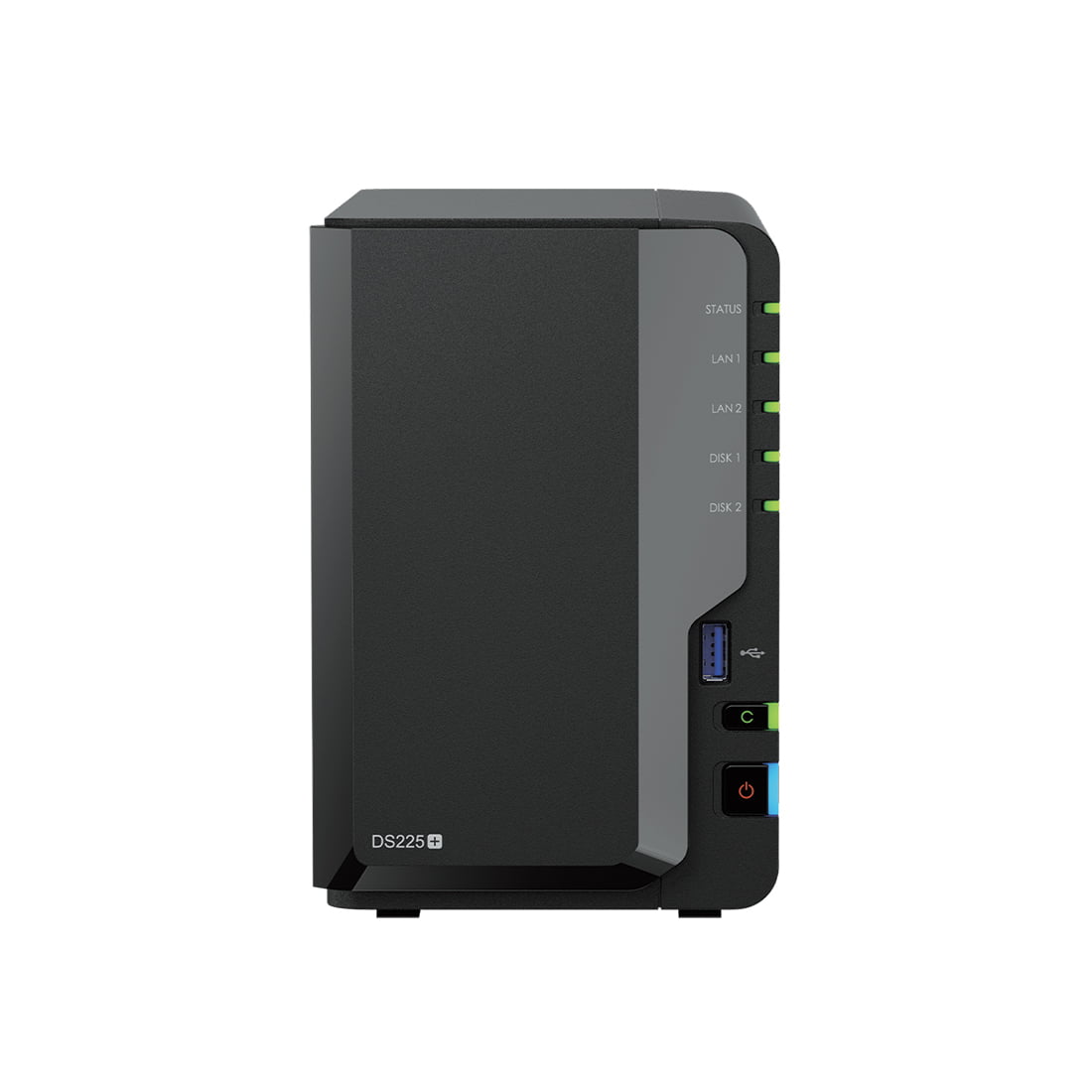 СХД настольное исполнение Synology 2BAY NO HDD DS225+